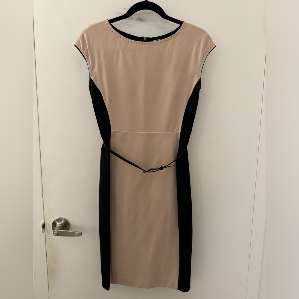 Max Mara Two-Tone Midi Dress